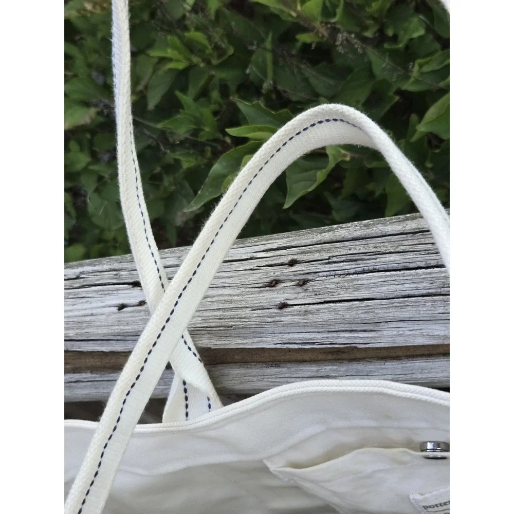 Pottery Barn Kids X Mark & Graham Tote Cotton Canvas Bag‎